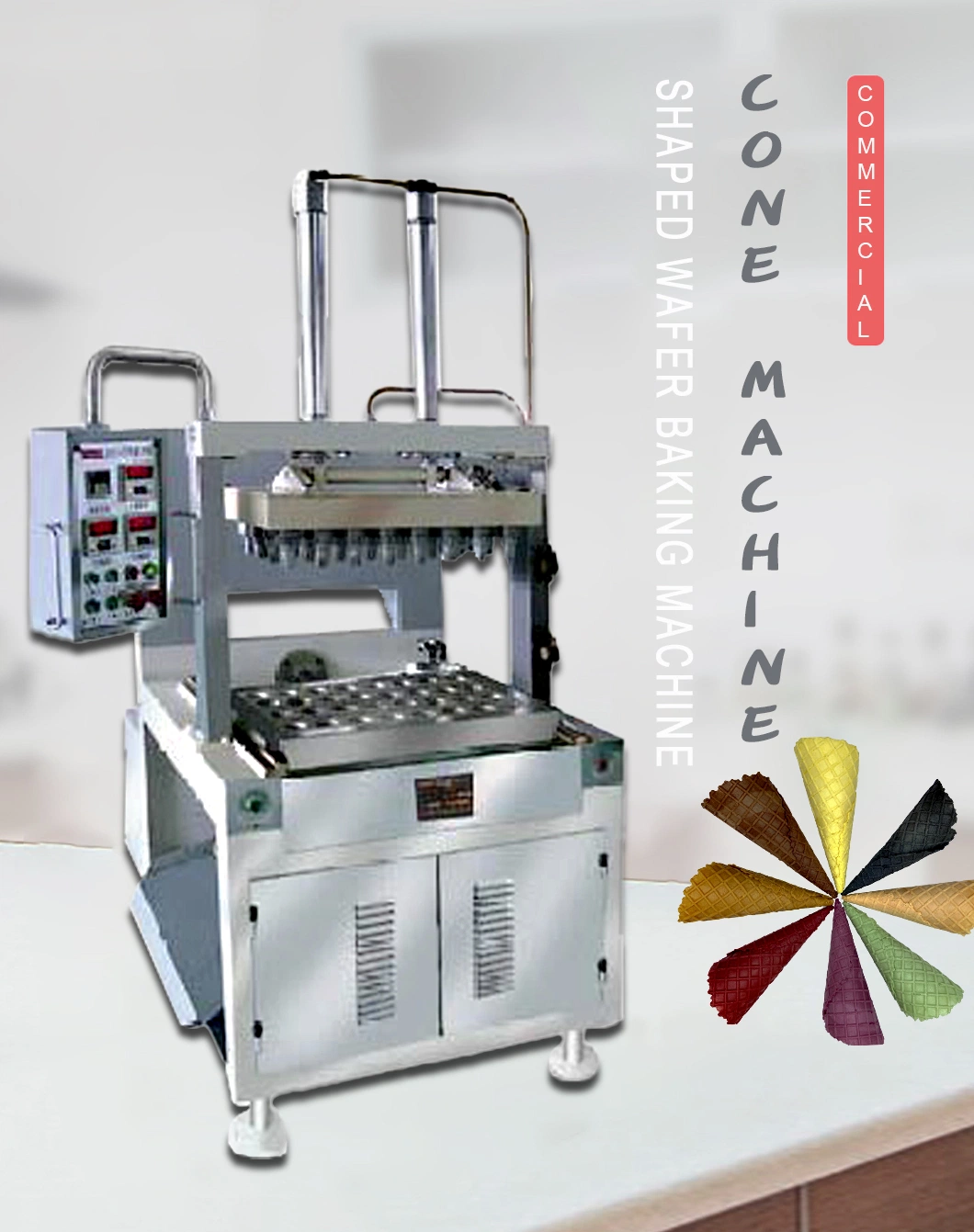 Ice Cream Cone Forming Machine Biscuit Egg Roll Maker for Sale