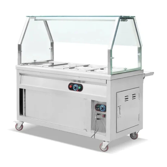 Scaldavivande Buffet Bagnomaria con Pentole in Acciaio Inox